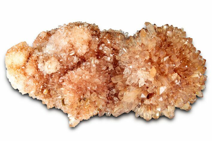 Sparkling Orange Creedite Crystal Cluster - Durango, Mexico #348150